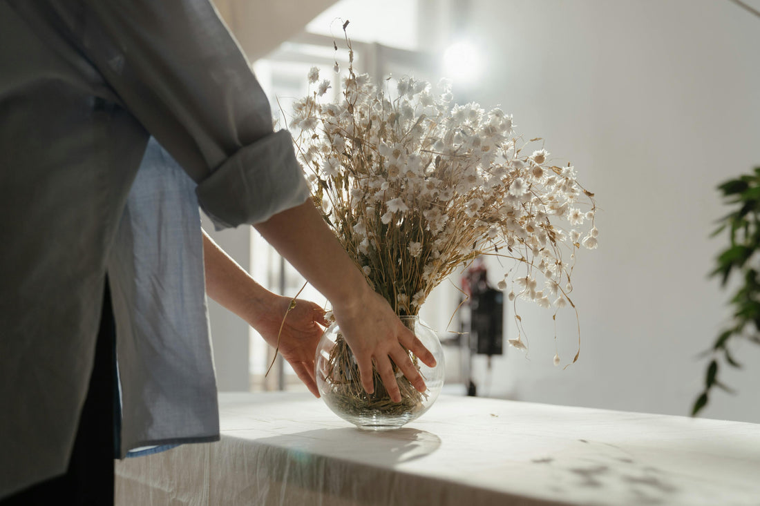 Comment entretenir un bouquet de fleurs séchées ?