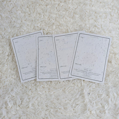 Carte de vœux à planter ~ Édition classique