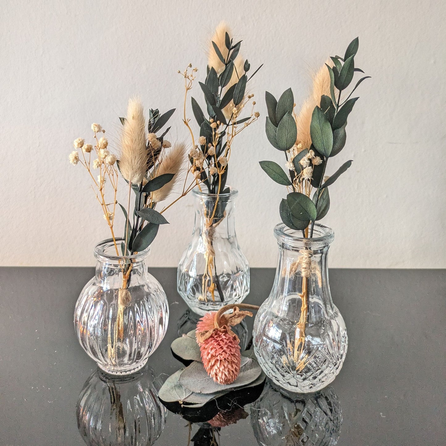 Trio de Mini bouquets Éclats floraux